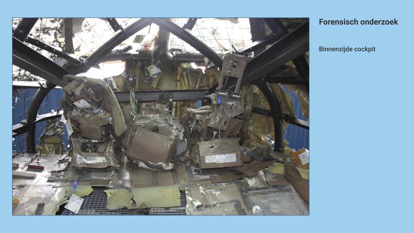 Forensisch onderzoek - binnenzijde cockpit