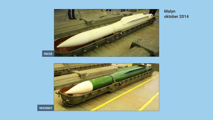 Raket type 9M38 en raket type 9M38M1